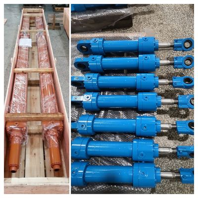 21 এমপিএ অপারেটিং চাপ স্টিল কারখানায় 27 সিআইএমএন সিলিন্ডার টিউব সহ ভারী দায়িত্ব হাইড্রোলিক সিলিন্ডার
