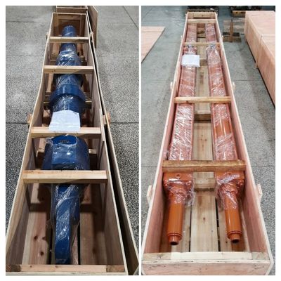 32 এমপিএ টেস্টিং চাপ ইস্পাত কারখানা ভারী দায়িত্ব হাইড্রোলিক সিলিন্ডার