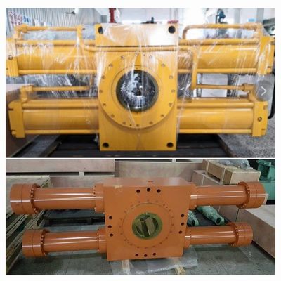 HFC46 মিডিয়াম গিয়ার রাক হাইড্রোলিক সিলিন্ডার 13Mpa 180° ঘূর্ণন কোণ সহ