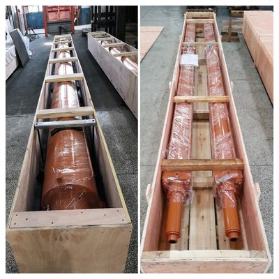 21 এমপিএ অপারেটিং চাপ ইস্পাত কারখানা ভারী দায়িত্ব হাইড্রোলিক সিলিন্ডার